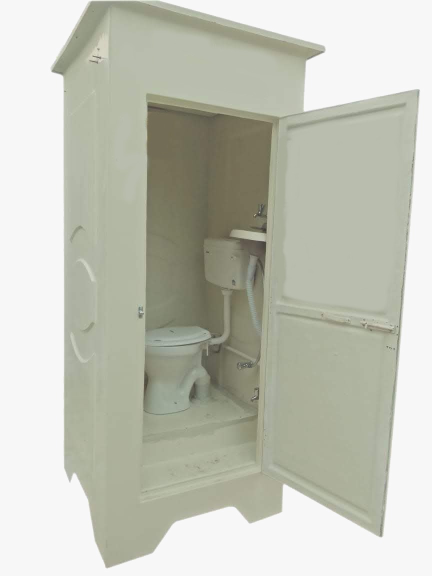 FRP Portable Toilet Cabin (Western Style)